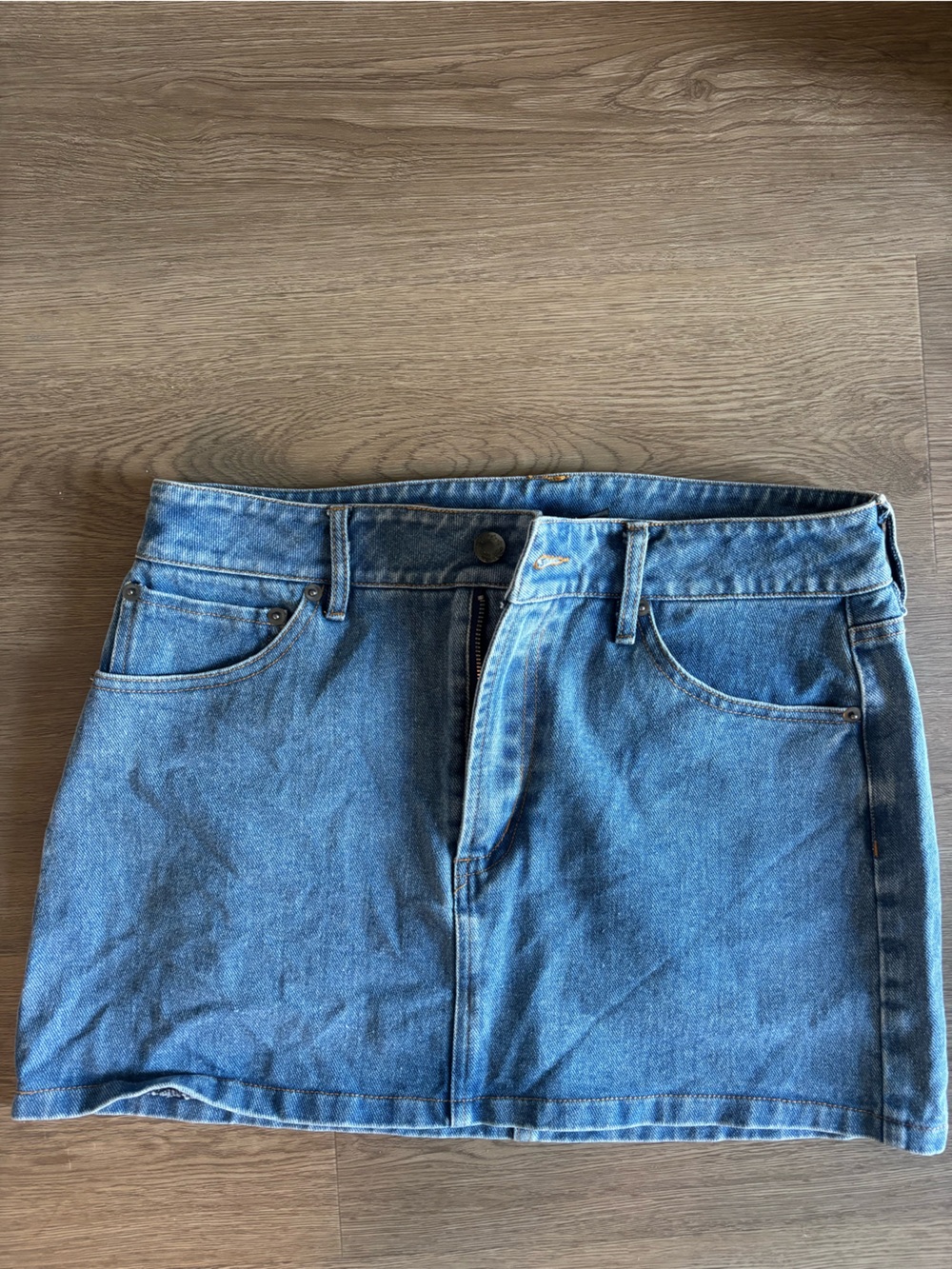 Vici Classic Blue Denim Mini Skirt